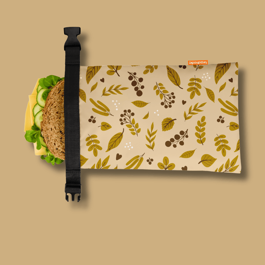 Premium-Sandwichbeutel – Goldene Blätter