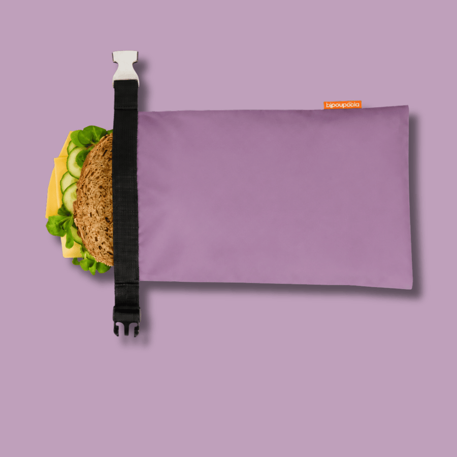 Wiederverwendbarer Sandwichbeutel – Pastelllila