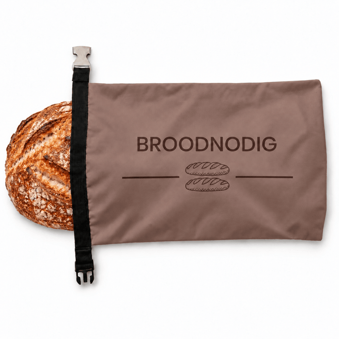 Herbruikbare broodzak Mokka van Broodnodig