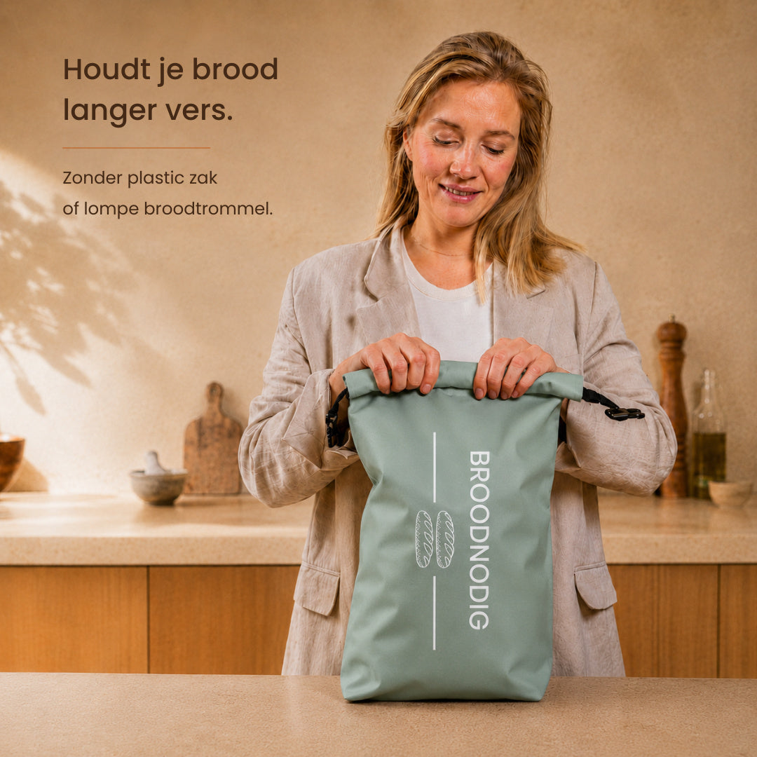 
                  
                    Wiederverwendbarer Brotsack – Pastellgrün
                  
                