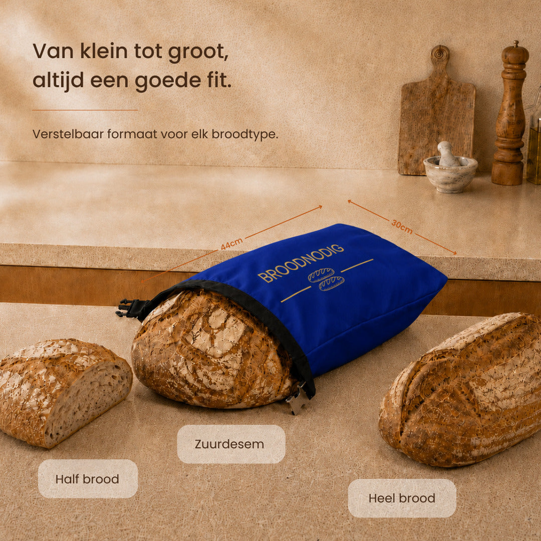 Wiederverwendbarer Brotsack – Blau