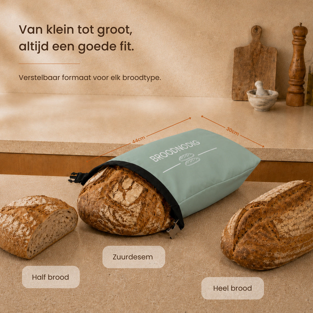Wiederverwendbarer Brotsack – Pastellgrün