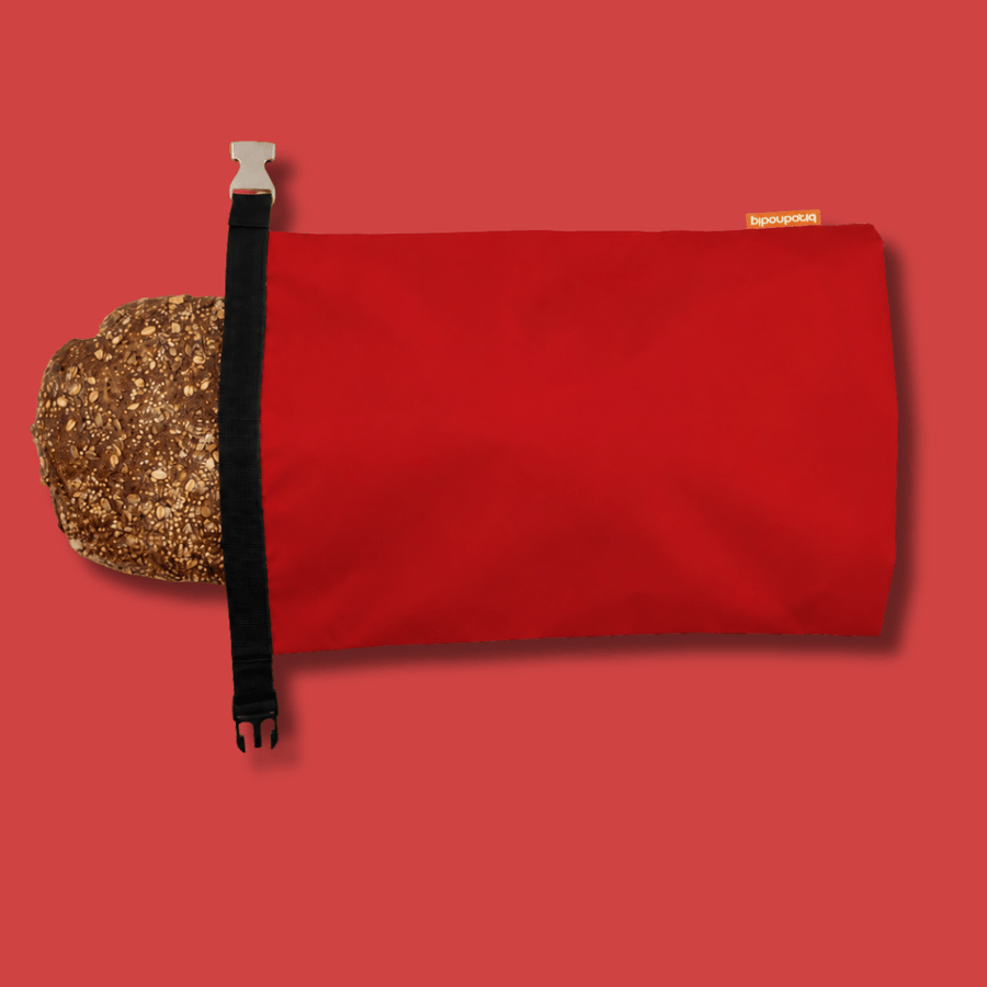 Wiederverwendbarer Brotsack – Rot