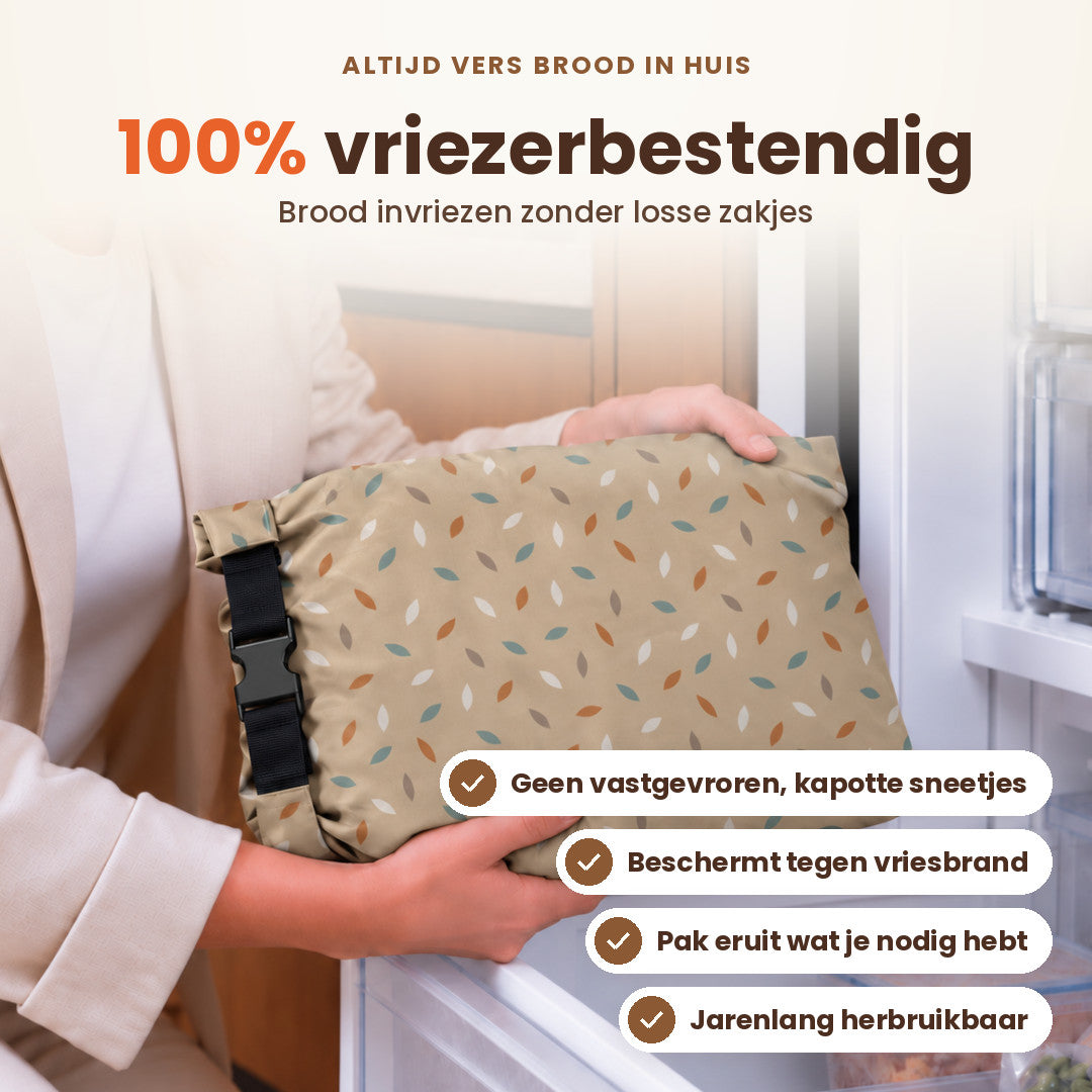 
                
                  Brotbeutel Premium – Taupe-Streusel
                
              