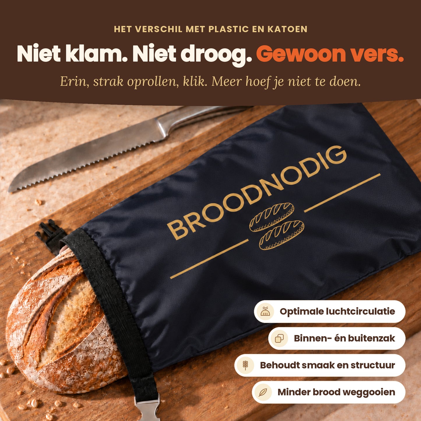 
                
                  Herbruikbare broodzak Zwart: uitleg over gebruik en voordelen
                
              